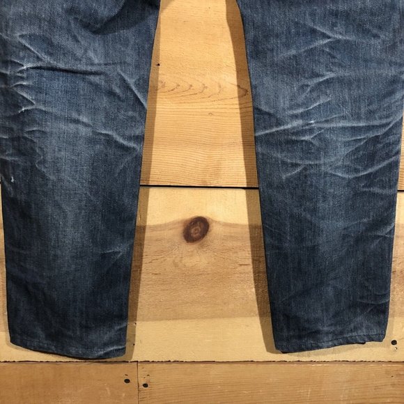 PRPS Fury Button Fly Jeans Mens Size 33x31 Distressed Faded Denim Ripped - Picture 13 of 14